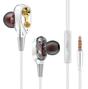 Metal In-Ear Wire-Controlled Music Small Headphones - Stereotech