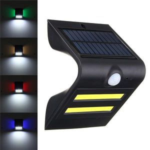 Solar Power COB LED Motion Sensor Wall Ligh - Stereotech