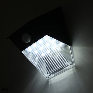 Solar 12 LED PIR Motion Sensor Wall Light - Stereotech