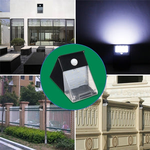 Solar 12 LED PIR Motion Sensor Wall Light - Stereotech