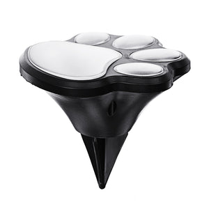 Solar Power LED Dog Paw Print Light - Stereotech