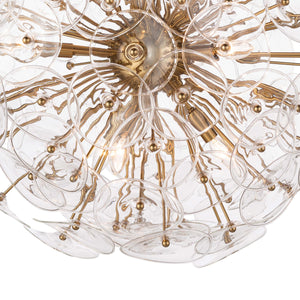 Poppy Glass Chandelier Small