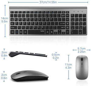 Wireless Keyboard And Ergonomic Mouse Set - Stereotech