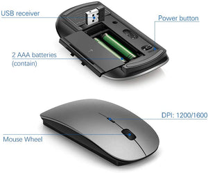 Wireless Keyboard And Ergonomic Mouse Set - Stereotech