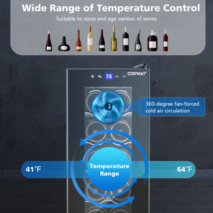 Multigot 12 Bottle Compressor Wine Cooler Refrigerator