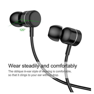 Knurling Oblique In-Ear Style Wired Earphone - Stereotech