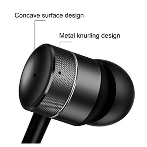 Knurling Oblique In-Ear Style Wired Earphone - Stereotech