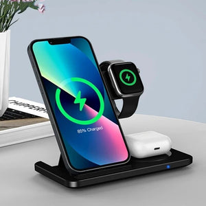 15w Fast Wireless Charger Stand For Iphone - Stereotech