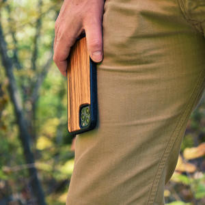 iPhone 12 And iPhone 12 Pro Zebra Wood Case - Stereotech