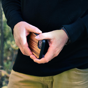 iPhone 12 And iPhone 12 Pro Zebra Wood Case - Stereotech