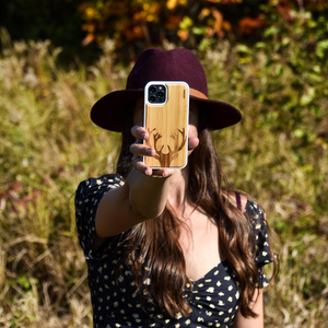 iPhone 12 Mini Deer Wood Case - Stereotech