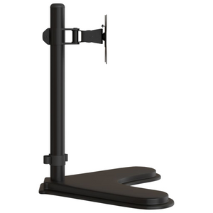 vidaXL Monitor Mount Black Steel VESA 75/100 mm - Stereotech