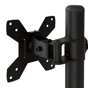 vidaXL Monitor Mount Black Steel VESA 75/100 mm - Stereotech