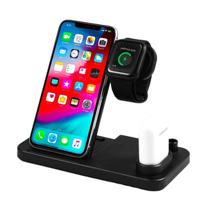 10W 4 In 1 Fast Wireless Charging Station - Stereotech