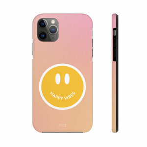 Happy Vibes Tough Case For iPhone With Wireless Charging - Stereotech