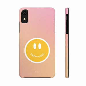 Happy Vibes Tough Case For iPhone With Wireless Charging - Stereotech