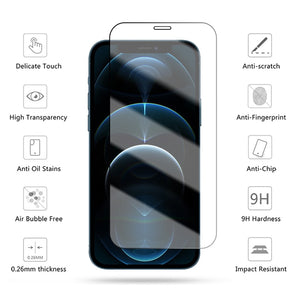 4PCS Tempered Glass Protector for iPhone - Stereotech