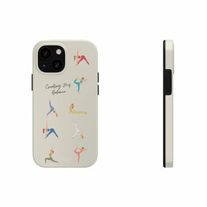 Yoga Poses Tough Case For iPhone With Wireless Charging - Stereotech