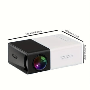 Home Theater Portable Mini Projector, Supporting Smartphone Wired Screen Sharing, Allowing You To Enjoy Cinema At Home