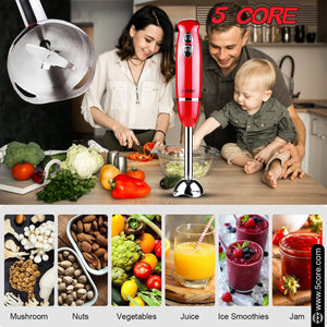 500W Electric 5Core Immersion Hand Blender
