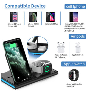 Magnetic Power Wireless Charging Station - Stereotech