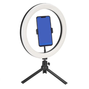 LED Ring Light With Phone Tripod Stand Kit 10" - Stereotech