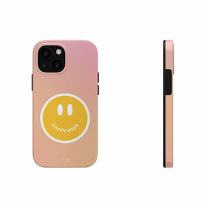 Happy Vibes Tough Case For iPhone With Wireless Charging - Stereotech