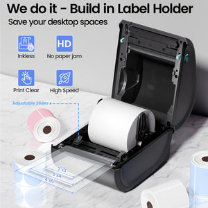 Itari Shipping Label Printer - Wireless Thermal Label Printer For Shipping Packages & Small Business - 4X6 Thermal Shipping Label Printer Compatible With IPad IPhone And Android