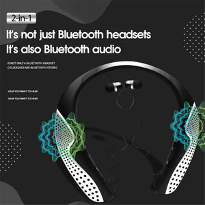 Neck-Mounted Sports Bluetooth Headset - Stereotech