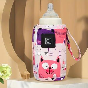 USB Milk Water Warmer, Travel Stroller Insulated Bag, Nursing Bottle Heater, Portable Bottle Feeding Warmer, Christmas, Halloween, Thanksgiving gift Easter Gift