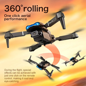 E99 Drone With Camera, Foldable RC Drone, Remote Control Drone Toys For Beginners Men's Gifts, Indoor And Outdoor Affordable UAV, Christmas Halloween Thanksgiving Gift - Stereotech