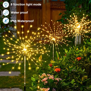 Outdoor Solar Fireworks Lights - Stereotech