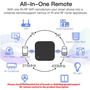 Remote Control  Smart RF IR. - Stereotech