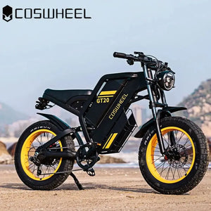 Coswheel Ebike GT20 Adult Electric Motorcycle Mountain Bikes 20Inch 48V Electric bike Fatbike Adult Motorcycles Drit bike