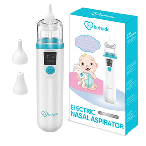 hetaida Electric Baby Nasal Aspirator Safe Comfortable Hygienic Silicon Nose Cleaner Aspirators For Children Kids Bebe Healty