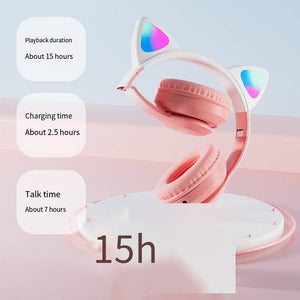 Wireless Bluetooth Cat Ear Gaming Headphone