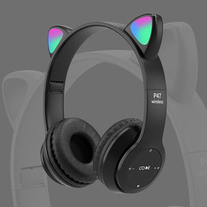 P47m Cat Ears Wireless Headphones - Stereotech