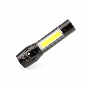 US Aluminum Mini COB Rechargeable Flashlight - Stereotech