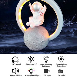 Magnetic Astronaut Spaceman RGB Bluetooth Speaker - Stereotech