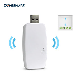 Zemismart Tuya Wifi USB Dongle For Am15 RF Roller Shade Motor App Control Mini Design Smart Curtain Motor - Stereotech