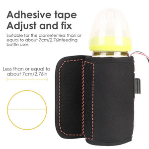 Baby Bottle Warmers USB Heating Bottle Baby Bottle Cooler Hot Water Bottle Smart For Baby Travel Adjustable Milk Warmer