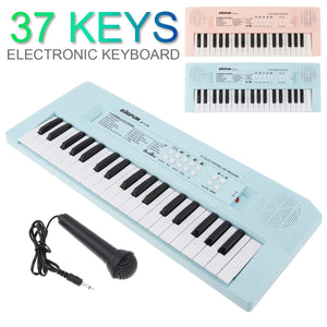 37 / 49 / 54/ /61 Keys Electronic Keyboard Piano Digital Music Key Board with Microphone Children Gift Musical Enlightenment