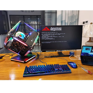 Micro ATX Computer Gaming Case Special-Shaped Cube Design Transparent DIY PC Desktop RGB Cases Tempered Glass MATX ITX Chassis - Stereotech