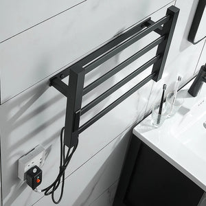 Bathroom Accessories Electric Towel Dryer Rack 115℉-155℉，45℃-70℃ 1-24H Adjustable Towel Warmer and Towel Holder For Bathroom - Stereotech