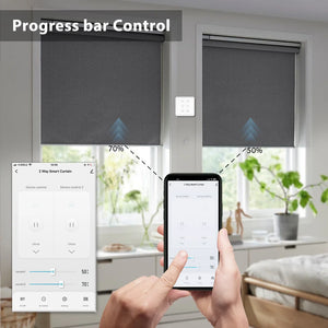 Tuya Smart Life EU WiFi Double Curtain Blind Switch for Roller Shutter Electric motor Google Home Alexa Echo Voice Control DIY - Stereotech