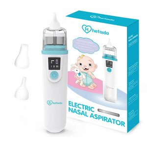 hetaida Electric Baby Nasal Aspirator Safe Comfortable Hygienic Silicon Nose Cleaner Aspirators For Children Kids Bebe Healty