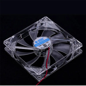 120mm PC Computer fan 4 LEDs Case colorful Cooling Fan Plastic 12CM Fan for Computer Case CPU Cooler Radiator pk arsylid  cooler