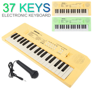 37 / 49 / 54/ /61 Keys Electronic Keyboard Piano Digital Music Key Board with Microphone Children Gift Musical Enlightenment