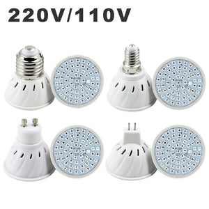 110V 220V LED Growing Lamp E14 MR16 GU10 E27 Phyto Growth Light Bulb Full Spectrum Plant Grow Lamps For Vegs Hydroponic System