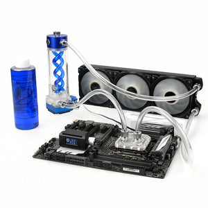 Syscooling  DIY PC Water liquid Cooling Fan Kit Heat Sink kit for CPU   soft tube water cooling kit